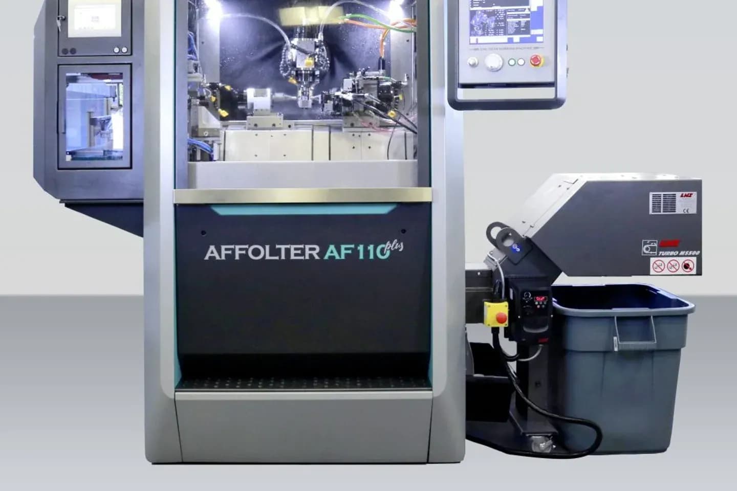 Affolter AF110 plus micro gear hobbing center with 8-axis CNC control