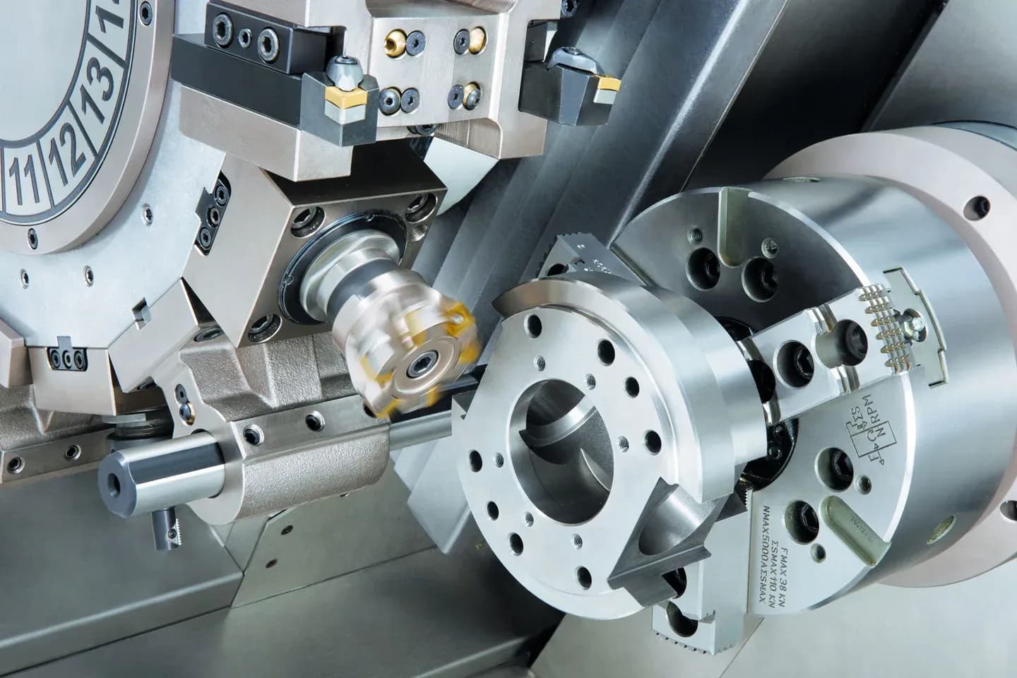 Biglia B620 YS universal CNC turning center with sub-spindle